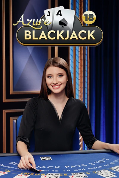 Azure Blackjack 19 — live blackjack game by Pragmatic Play — play at Kiki