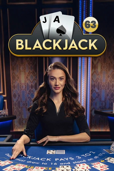 Blackjack 63 — live blackjack game by Pragmatic Play — play at Kiki